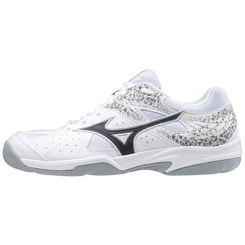 Women's Mizuno Tennis Shoes White/Black/White Break Shot 2 Cs Shoes - 61GR194209